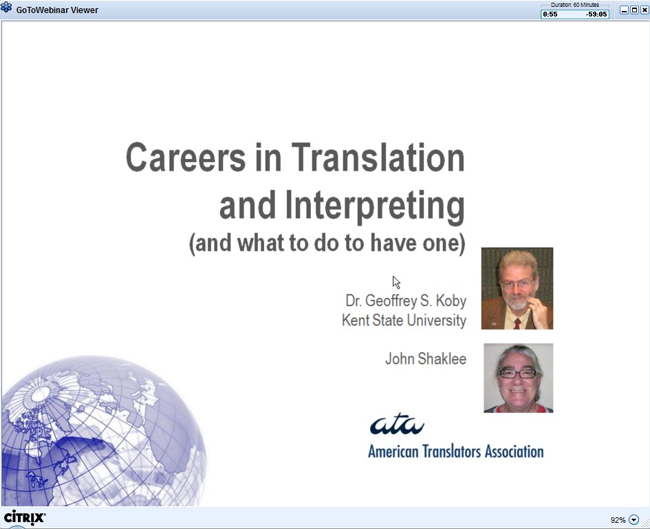 Careers in Translation and Interpreting